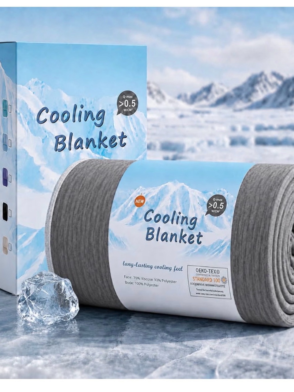 Cooling Blanket - Gray Cooling Blanket